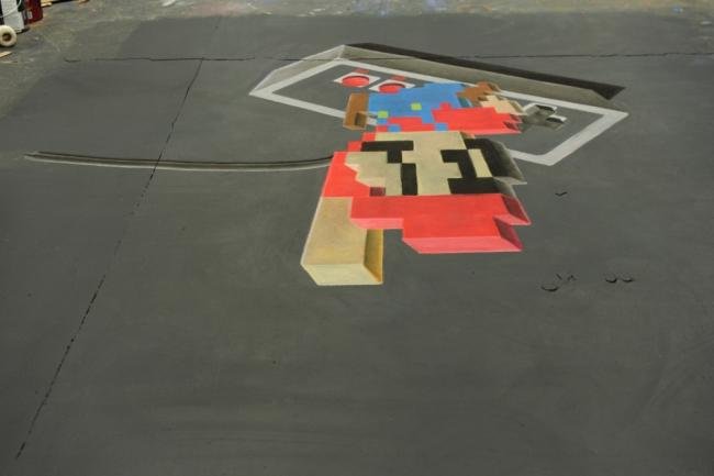 Confira como é feita a arte de rua 3D que engana os seus olhos
