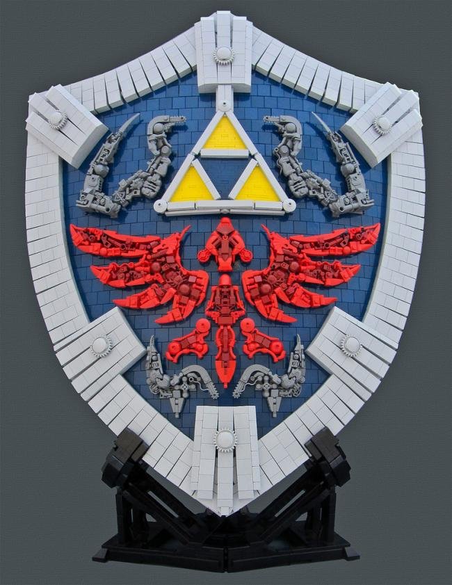 Um escudo de LEGO para deixar os fãs de The Legend of Zelda babando