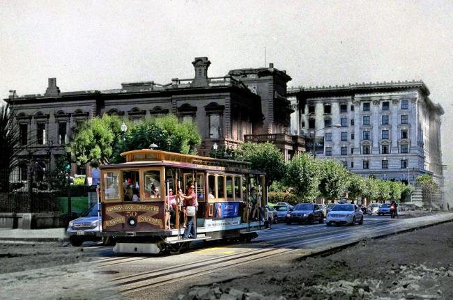 Fotos misturam passado e presente de cidade devastada há mais de um século