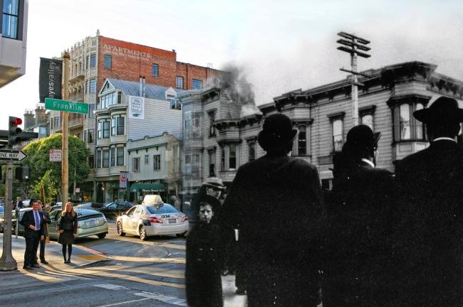 Fotos misturam passado e presente de cidade devastada há mais de um século